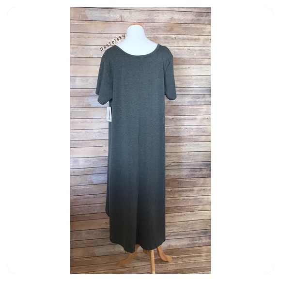 🆕LULAROE carly grey dress - Picture 3 of 8